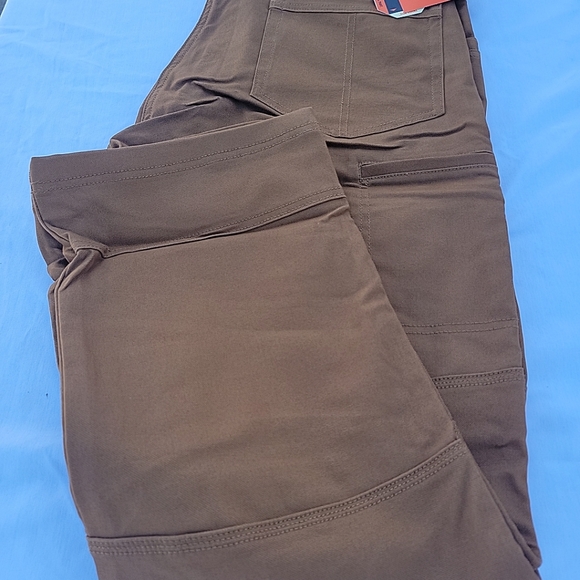 Walls Ditchdigger Work Pants. RUST. Doubleknee, heavy Duty flex fabric, cell pkt - Picture 9 of 9